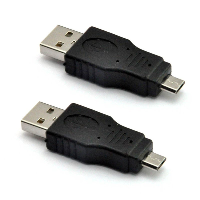 UCEC USB 2.0 Adapter - A-Male to Micro-Male - Black (2 Pack) - Image 4